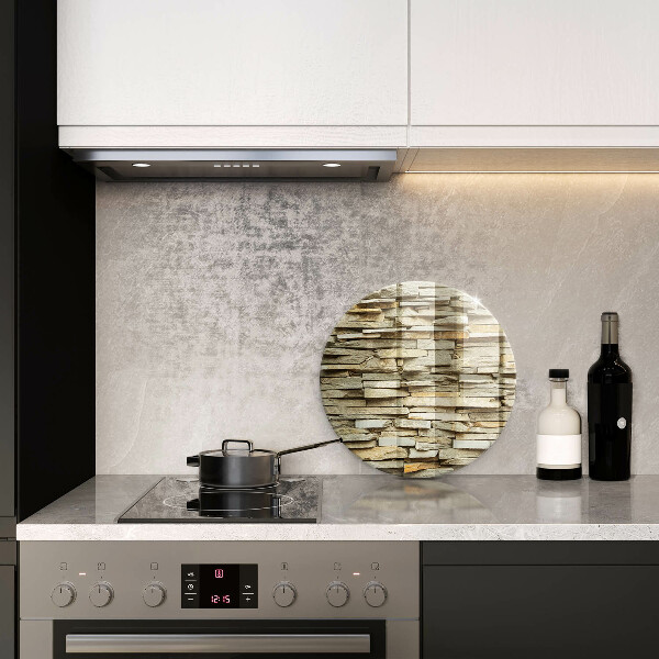 Tábua de corte de vidro Pedras decorativas