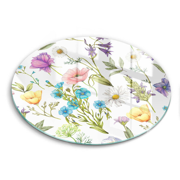 Tábua para corte Ilustração de flores