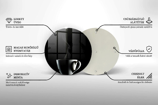 Tábua de corte Uma xícara de chá