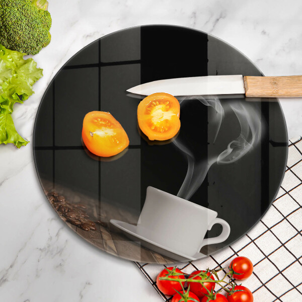 Tábua de corte Coração de xícara de café