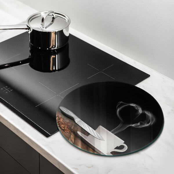 Tábua de corte Coração de xícara de café