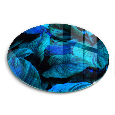 Tábua de cortar alimentos Folhas de vegetação da selva