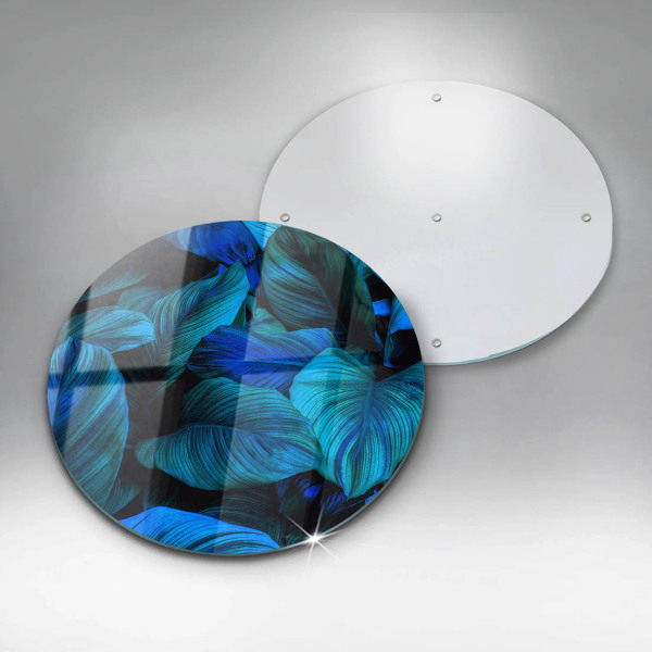 Tábua de cortar alimentos Folhas de vegetação da selva