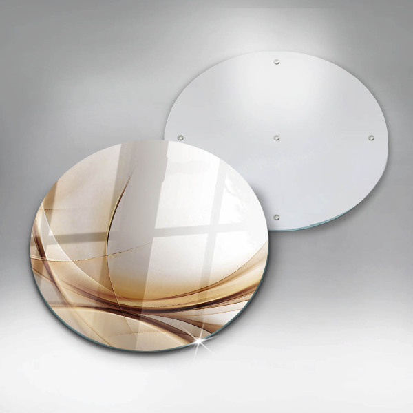 Tábua de cortar de vidro Formas abstratas