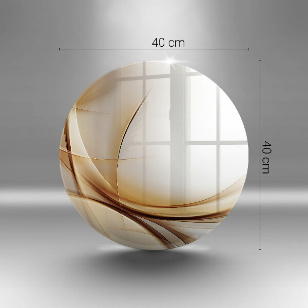 Tábua de cortar de vidro Formas abstratas