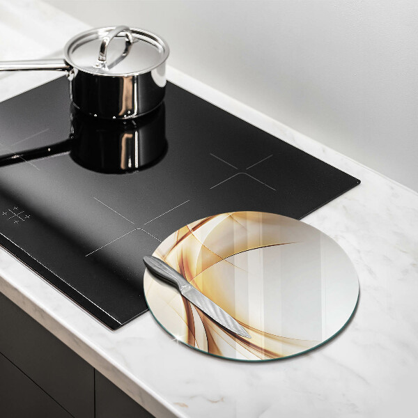 Tábua de cortar de vidro Formas abstratas