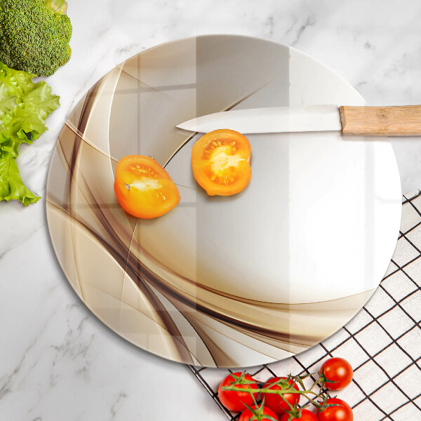 Tábua de cortar de vidro Formas abstratas