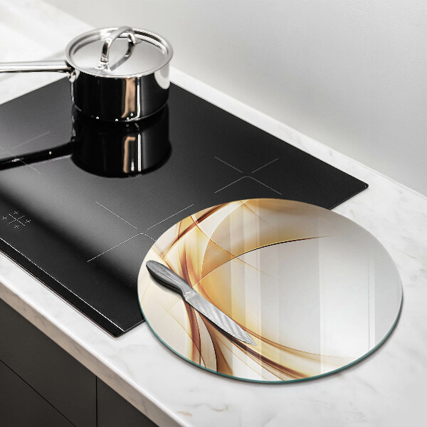 Tábua de cortar de vidro Formas abstratas