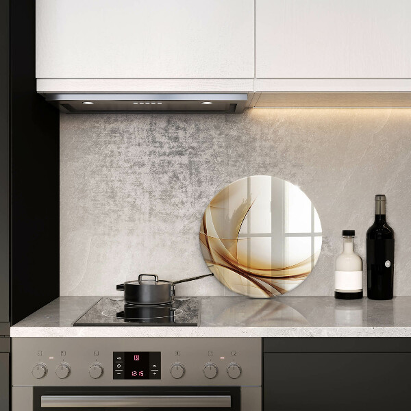 Tábua de cortar de vidro Formas abstratas