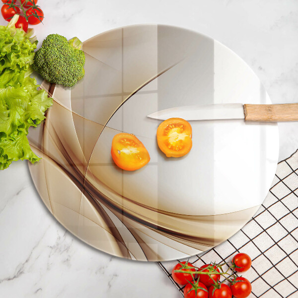 Tábua de cortar de vidro Formas abstratas