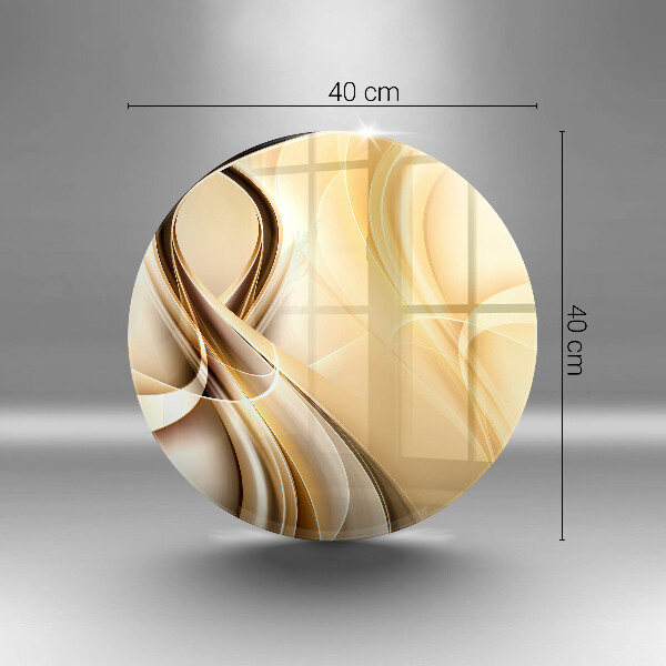 Tábua de cortar de vidro Fumaça abstrata