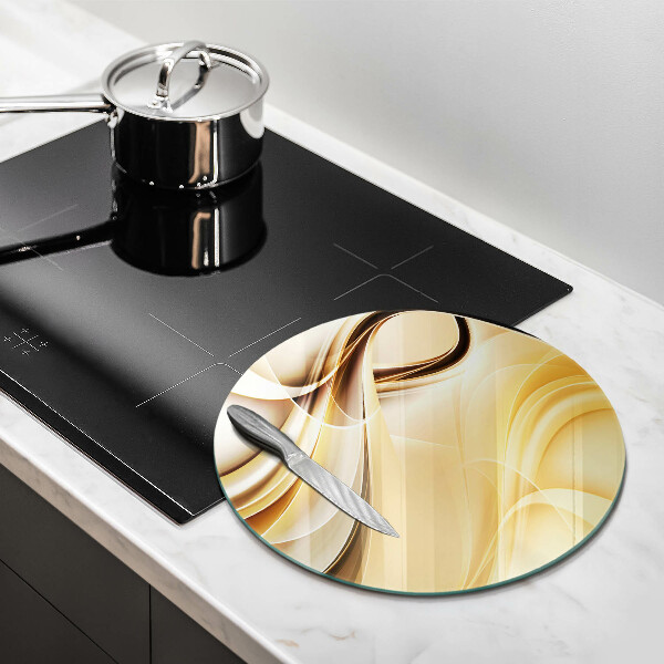 Tábua de cortar de vidro Fumaça abstrata