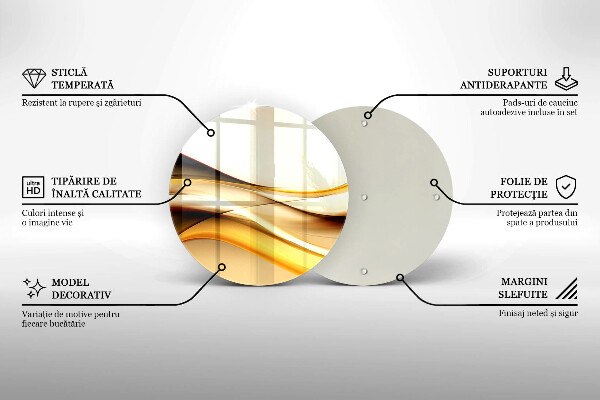 Tábua de cortar Linhas de fumaça abstratas