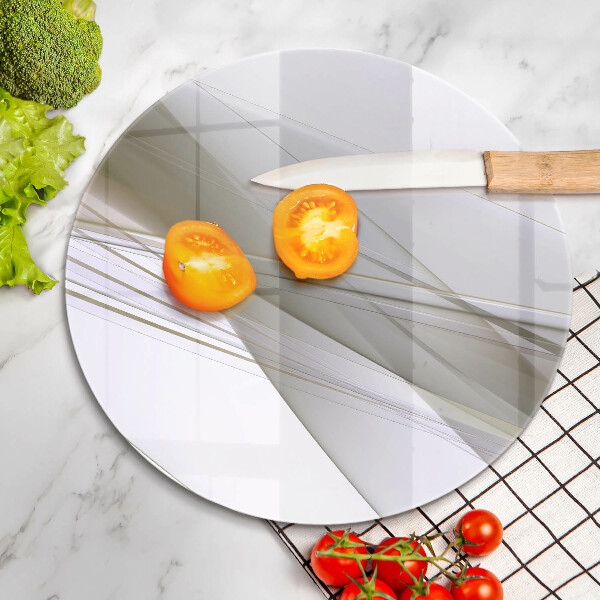 Tábua para cozinha Design de linhas abstratas