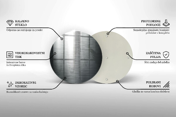 Tábua cozinha Textura metálica