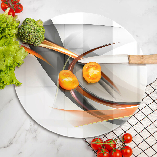 Tábua de vidro Formas modernas