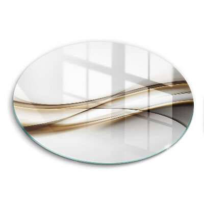 Tábua de cortar alimentos Abstração de linhas suaves