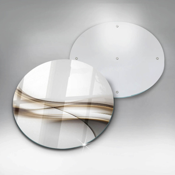 Tábua de cortar alimentos Abstração de linhas suaves