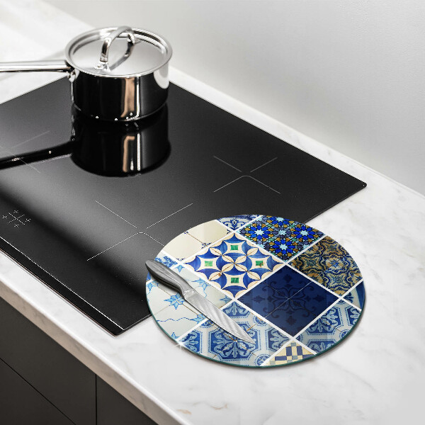 Tábua de cortar de vidro Azulejos decorativos