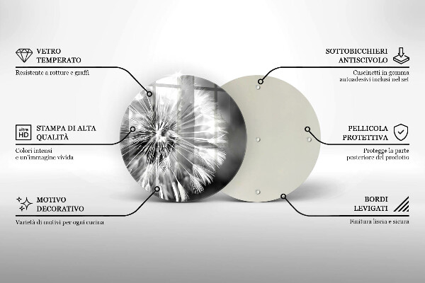 Tábua corte Dente-de-leão delicado