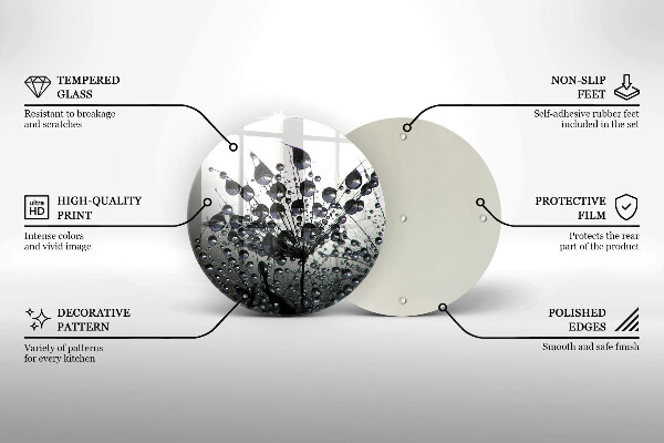 Tábua corte Dente-de-leão e orvalho