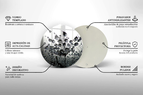 Tábua corte Dente-de-leão e orvalho
