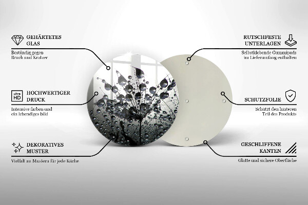 Tábua corte Dente-de-leão e orvalho