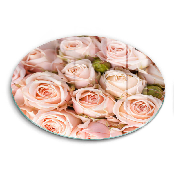 Tábua para cozinha Buquê de rosas delicadas