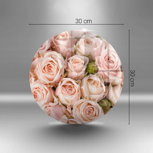 Tábua para cozinha Buquê de rosas delicadas