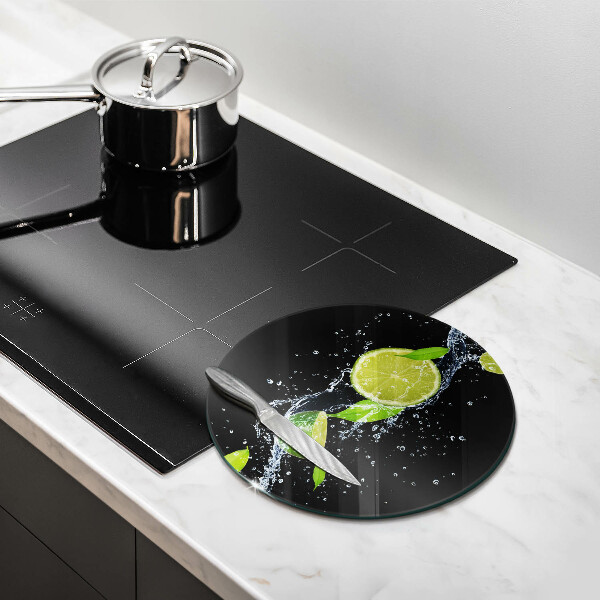 Tábua cozinha Limões suculentos em água