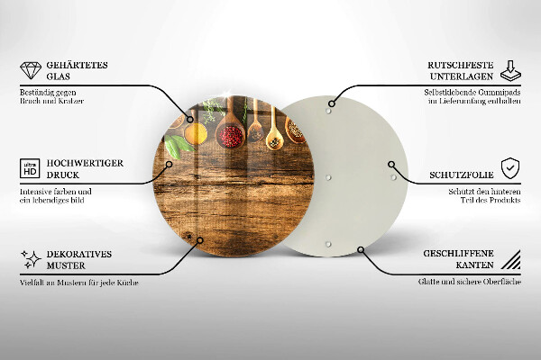 Tábua corte Colheres de madeira para especiarias