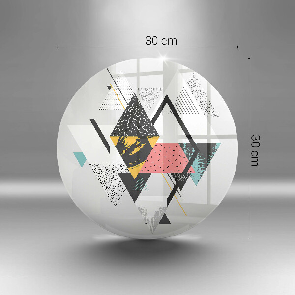 Tábua para cozinha Triângulos abstratos