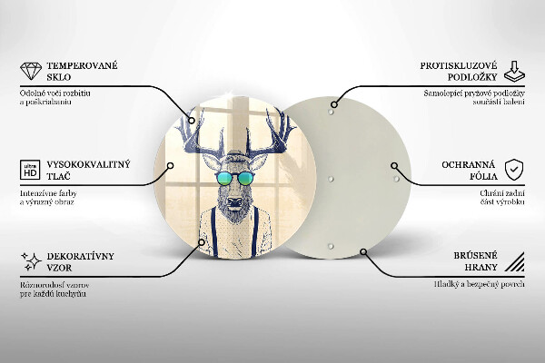 Tábua para cozinha Ilustração do Homem-Veado