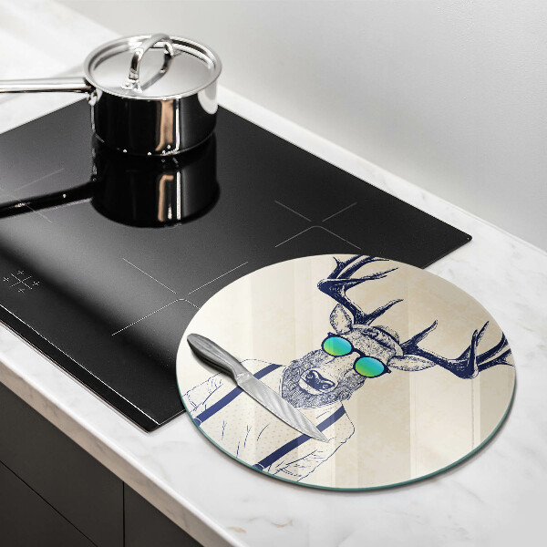 Tábua para cozinha Ilustração do Homem-Veado