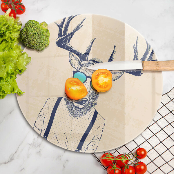 Tábua para cozinha Ilustração do Homem-Veado