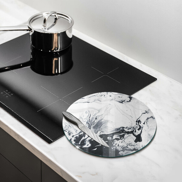 Tábua de cortar alimentos Abstração de tinta