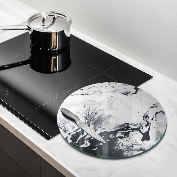 Tábua de cortar alimentos Abstração de tinta