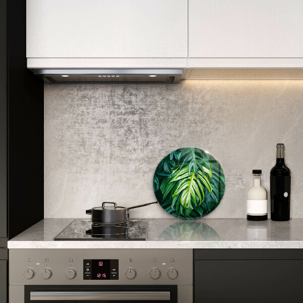 Tábua de cortar alimentos Folhas de monstera selvagem