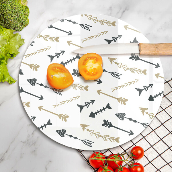 Tábua de cortar Padrão de flecha boho