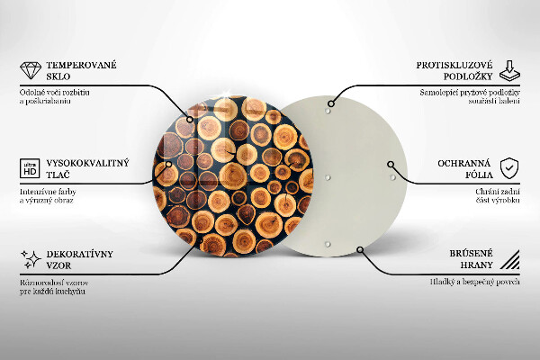 Tábua corte Tocos de árvores de madeira