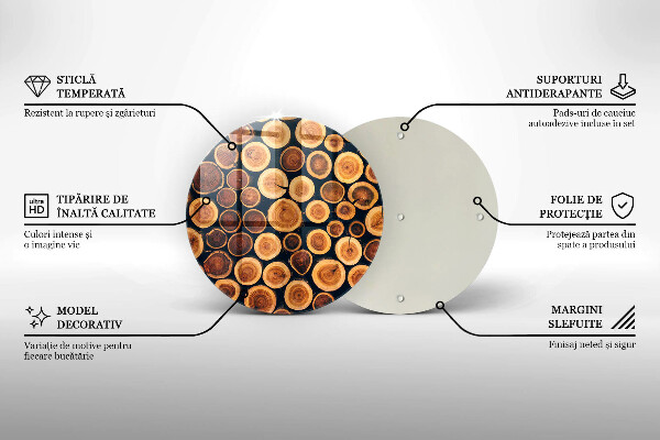 Tábua corte Tocos de árvores de madeira