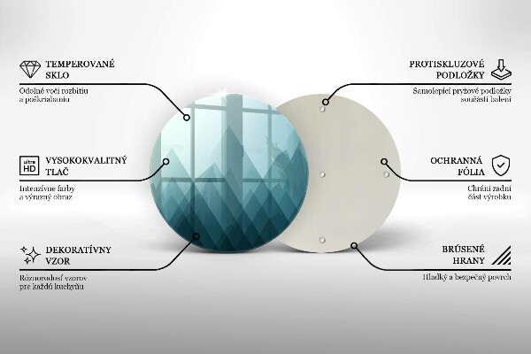 Tábua de cortar Montanhas abstratas