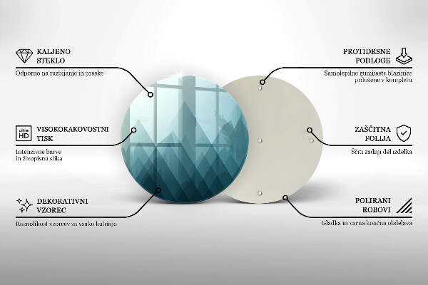 Tábua de cortar Montanhas abstratas