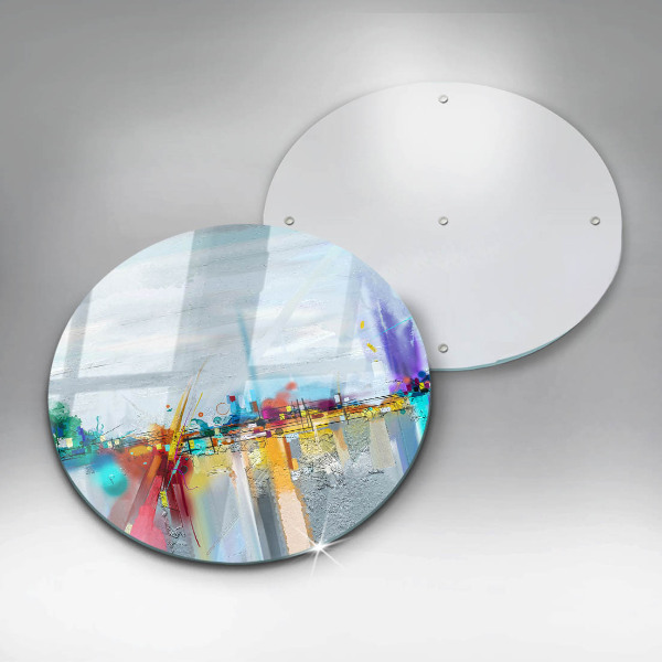 Tábua cozinha Abstração pintada