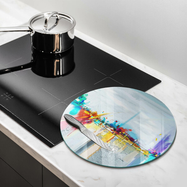 Tábua cozinha Abstração pintada