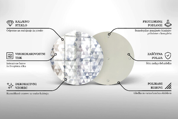 Tábua cozinha Padrão triangular