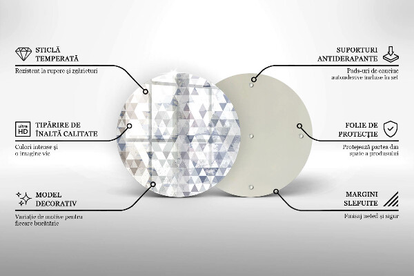 Tábua cozinha Padrão triangular