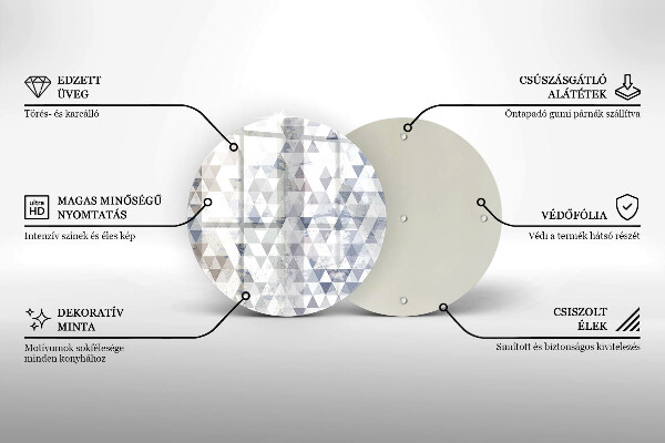 Tábua cozinha Padrão triangular