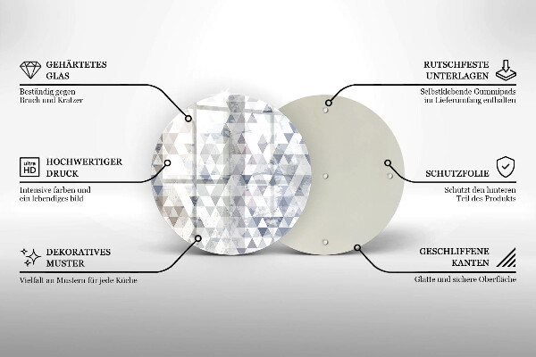 Tábua cozinha Padrão triangular