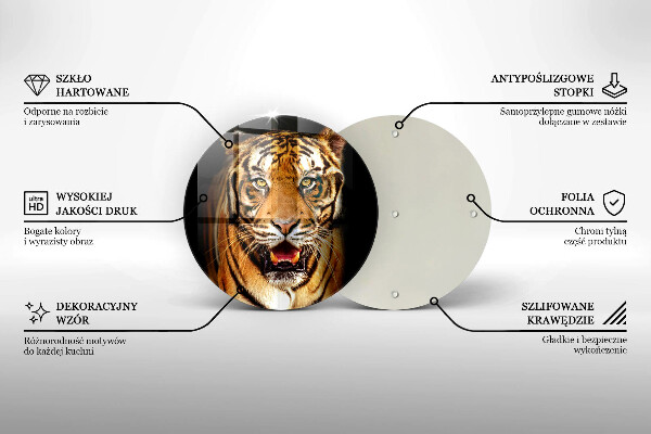 Tábua de cortar Tigre animal selvagem